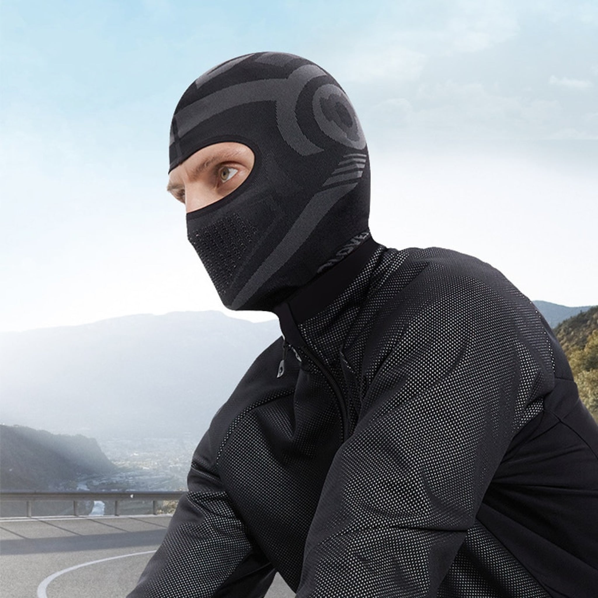 Cagoule Respirant Anti-uv Glace Soie Masques Moto Visage Été Course à pied  Sports Écran Facial Headwrap Moto Accessoires